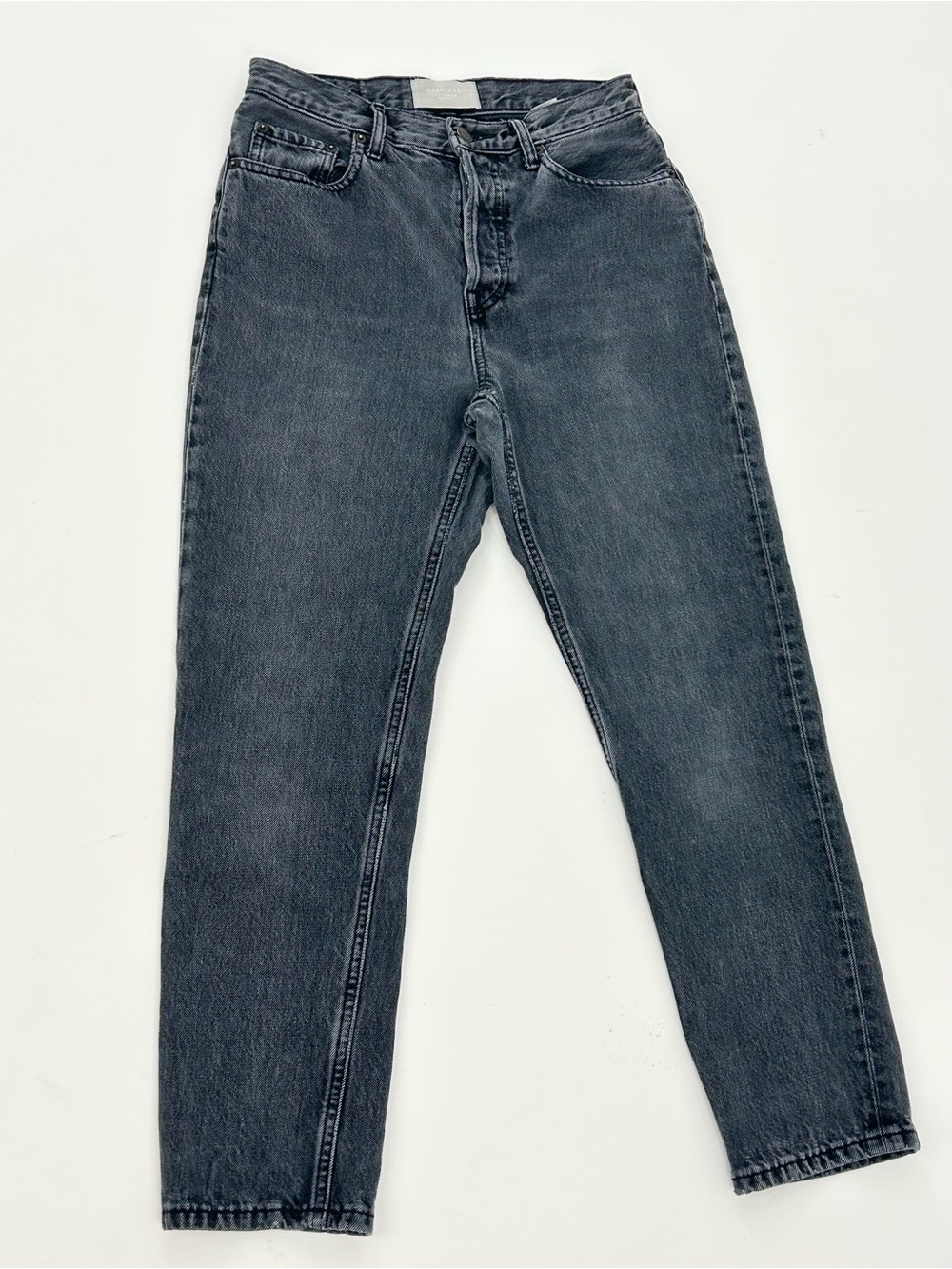 Everlane The 90s Cheeky Jeans Washed Black Straight 25 Ankle